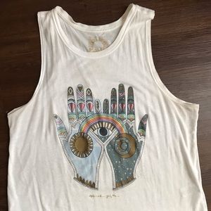 Spiritual Gangster Hamsa Muscle Tank Large